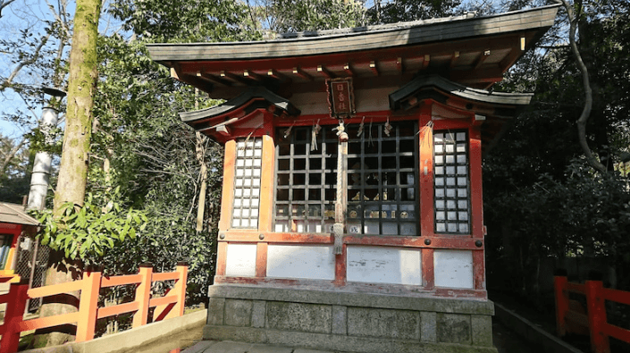 京都　八坂神社の末社