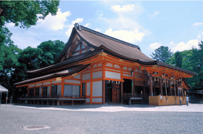 京都　八坂神社の本殿